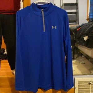 Blue under armor quarter zip